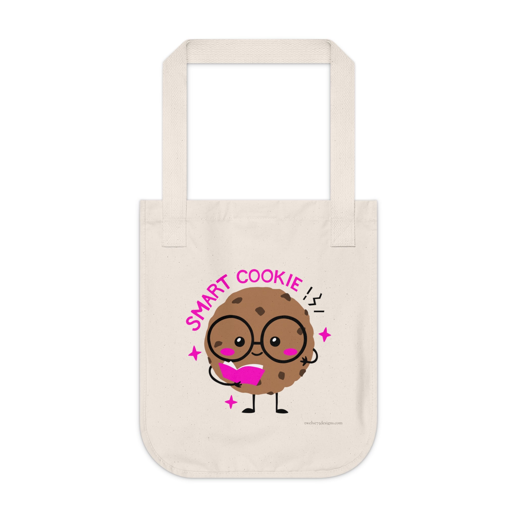 Smart Cookie Organic Canvas Tote Bag