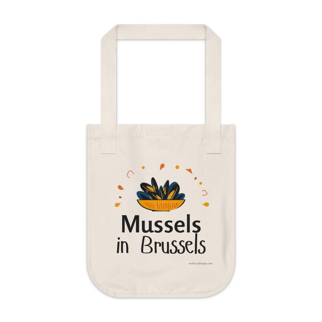 Mussels in Brussels Organic Canvas Tote Bag