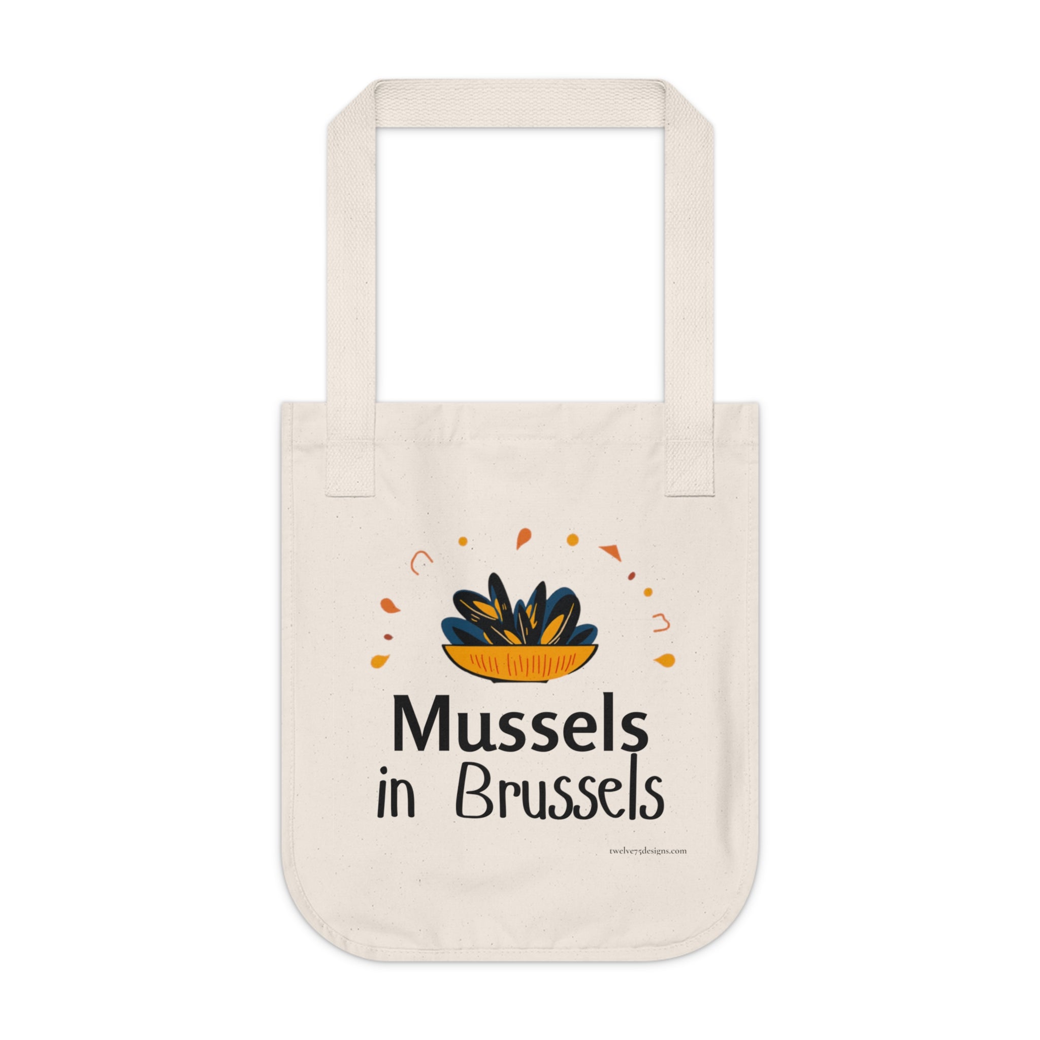 Mussels in Brussels Organic Canvas Tote Bag