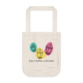 Life Is Better With Boba Organic Canvas Tote Bag | Designs by Cat Collection
