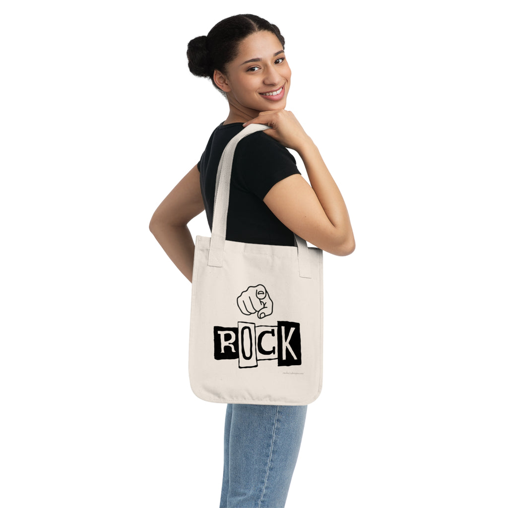 "You Rock" Organic Canvas Tote Bag