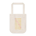 Vietnam on Repeat Organic Canvas Tote Bag | Designs by Cat Collection