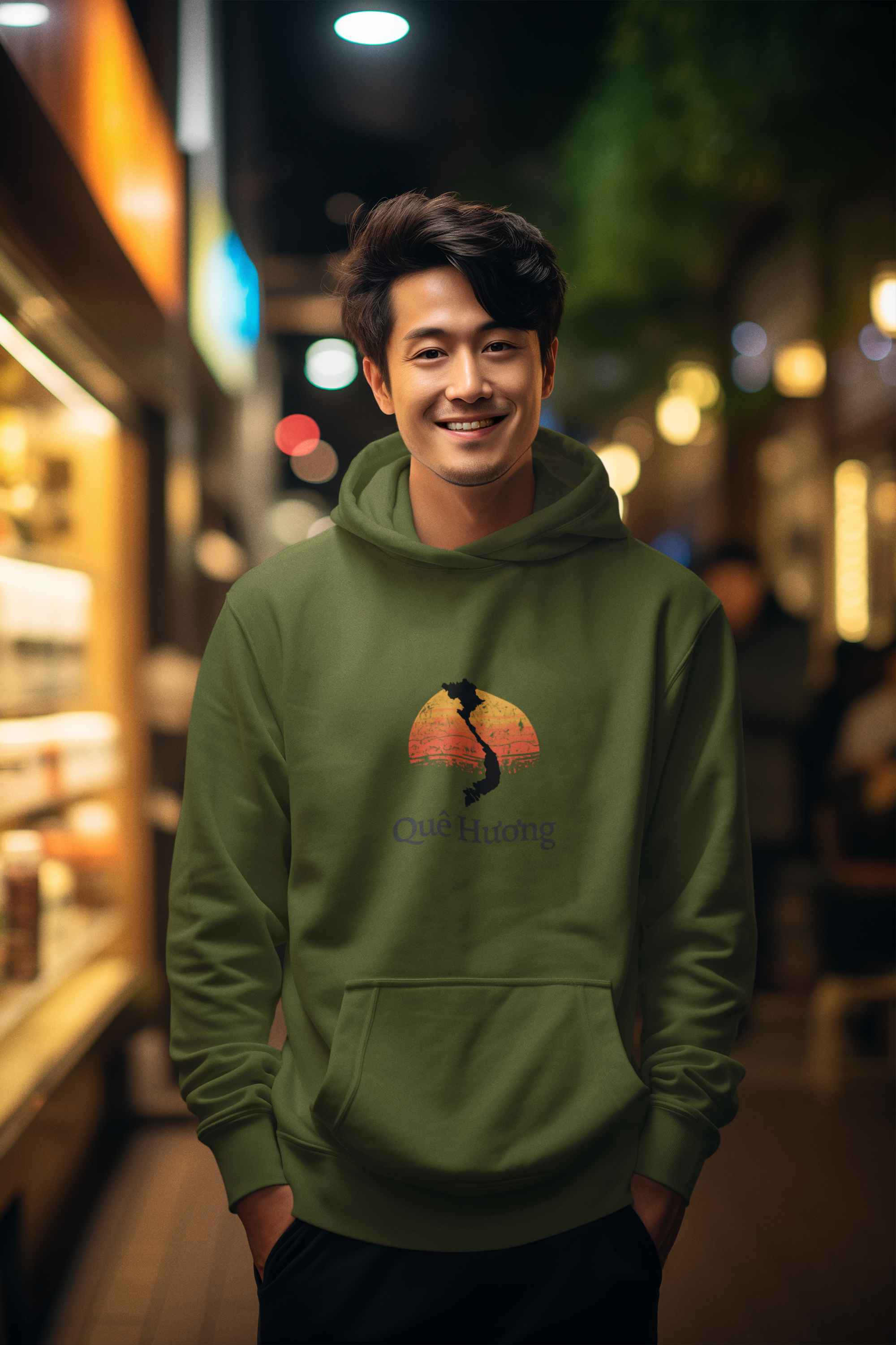 Quê Hương Vietnamese Heritage Unisex Hoodie