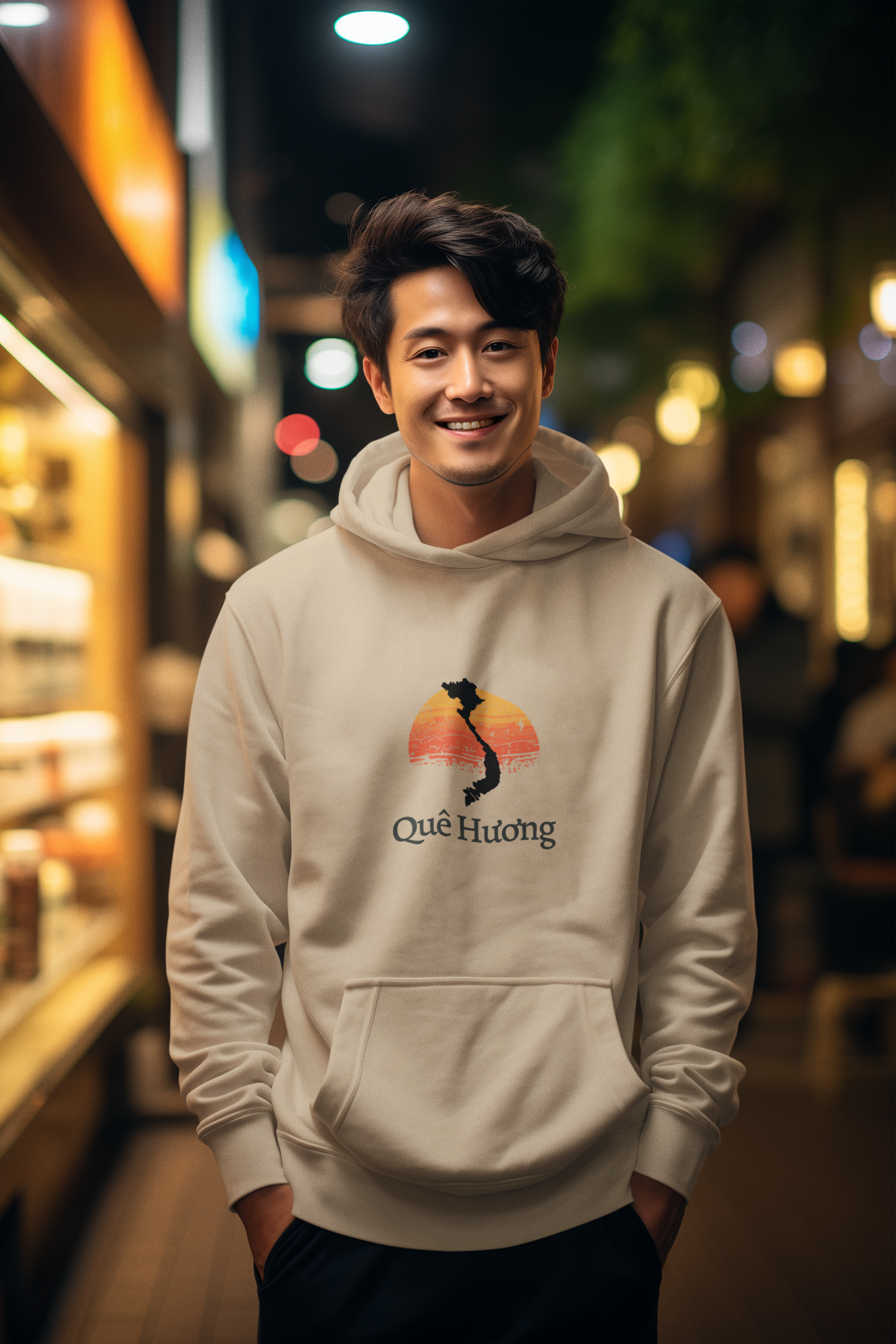 Quê Hương Vietnamese Heritage Unisex Hoodie