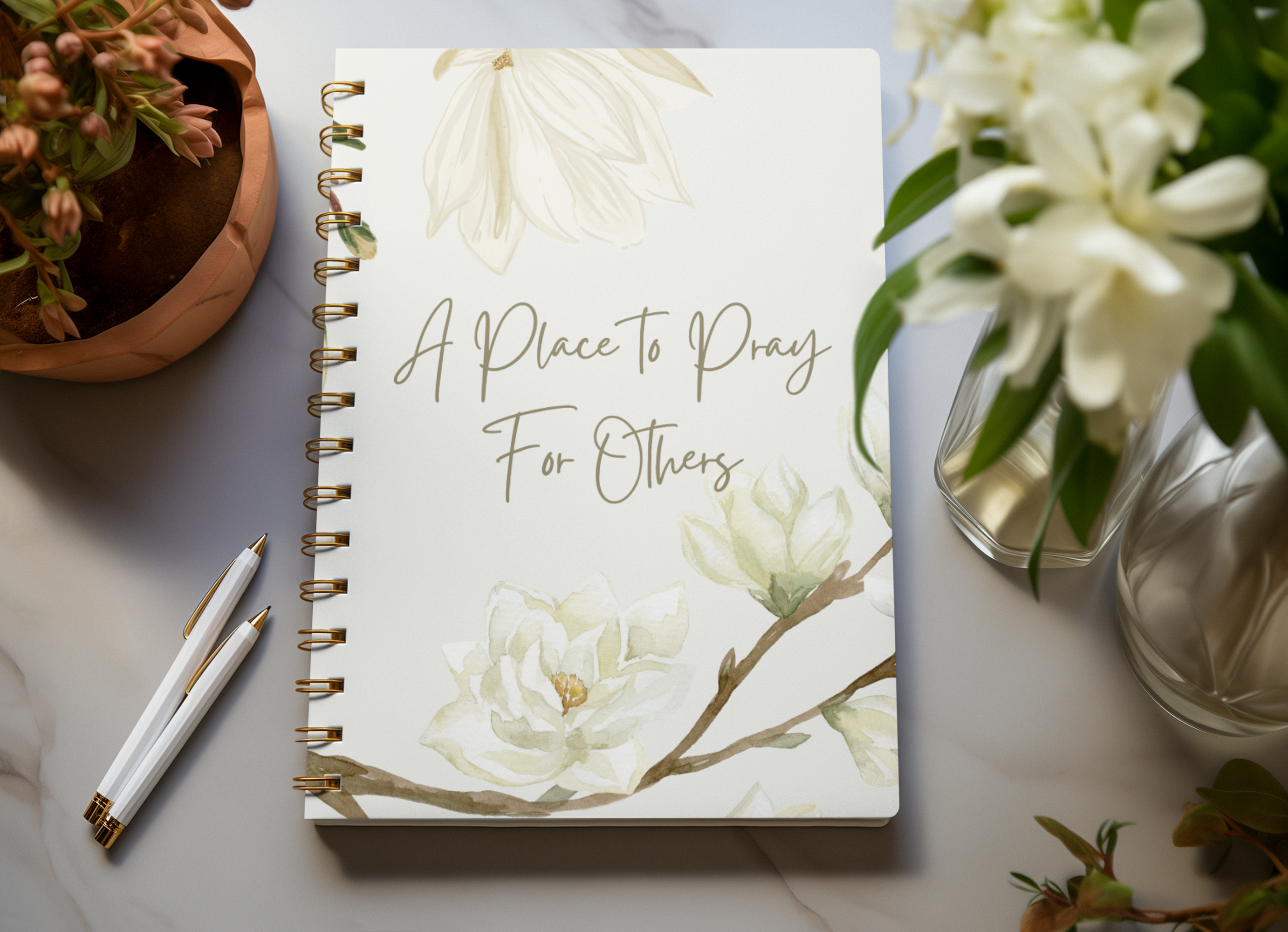 A Place to Pray for Others | Floral Prayer Journal