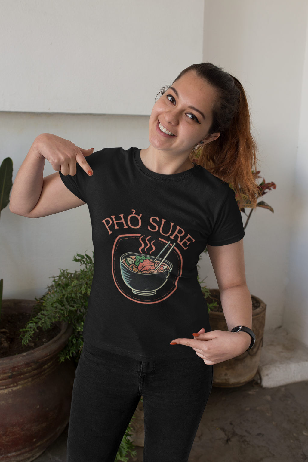 PHỞ SURE Unisex Classic Tee – Funny Pho Foodie Shirt