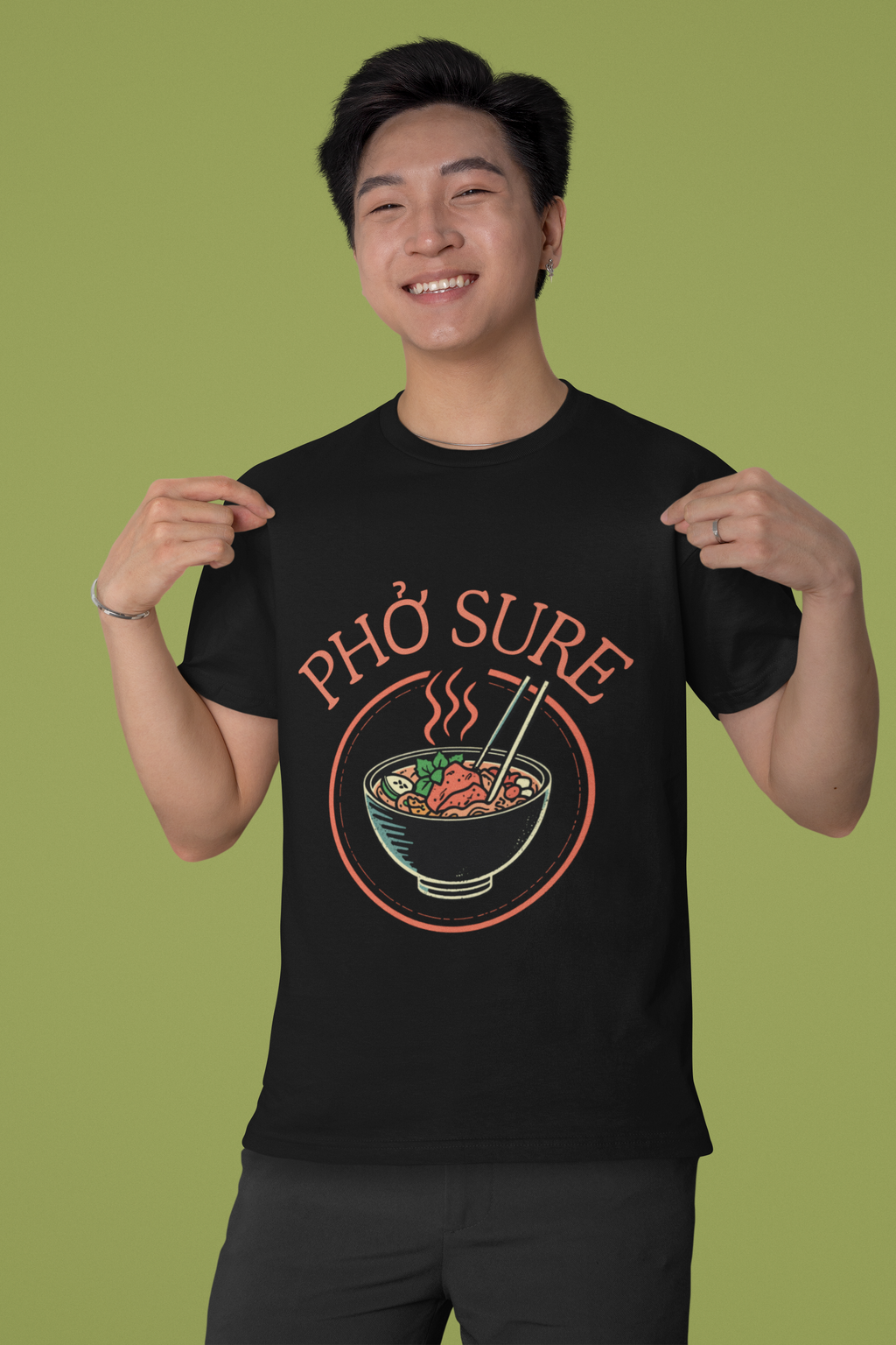 PHỞ SURE Unisex Classic Tee – Funny Pho Foodie Shirt