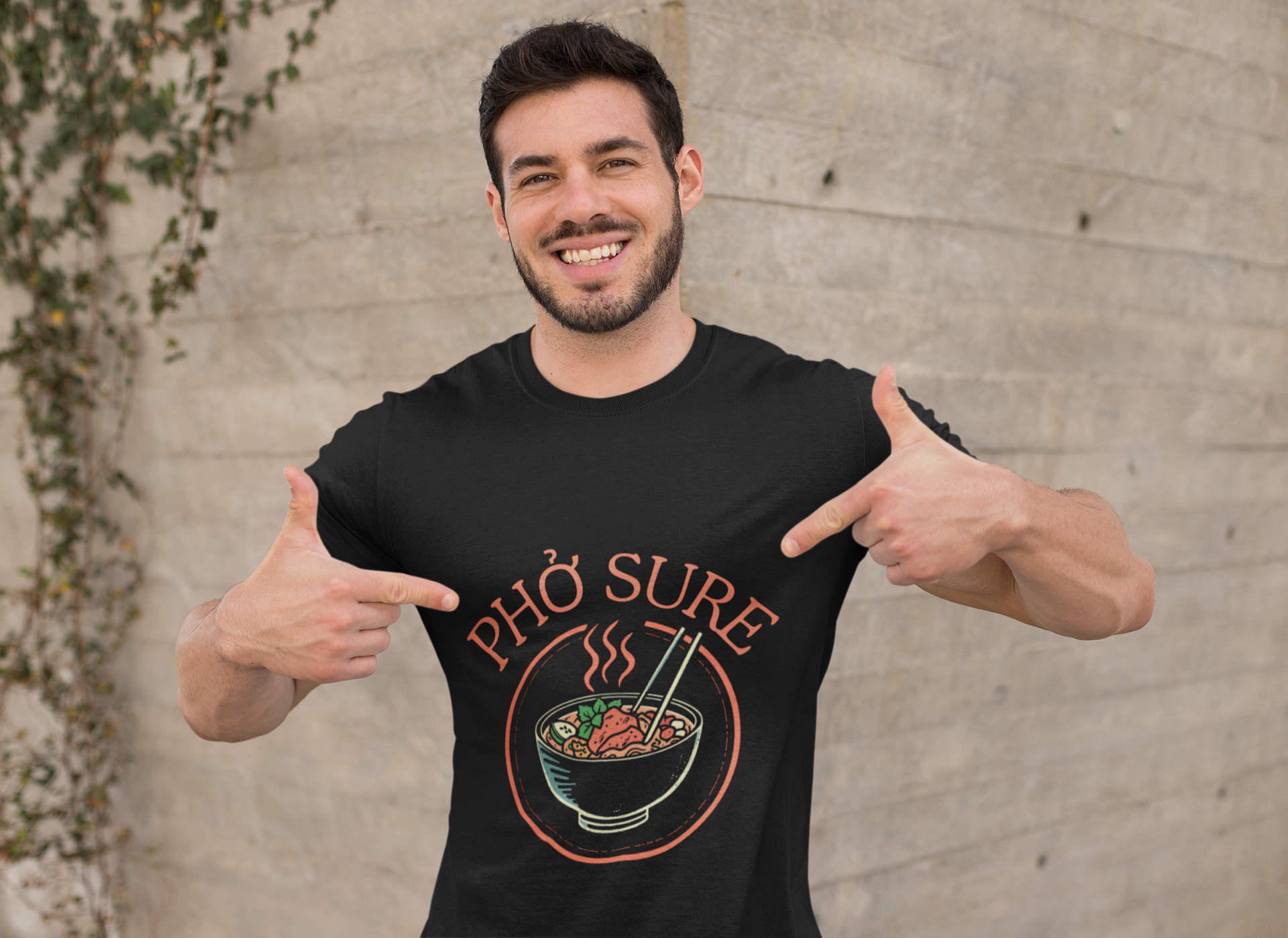 PHỞ SURE Unisex Classic Tee – Funny Pho Foodie Shirt