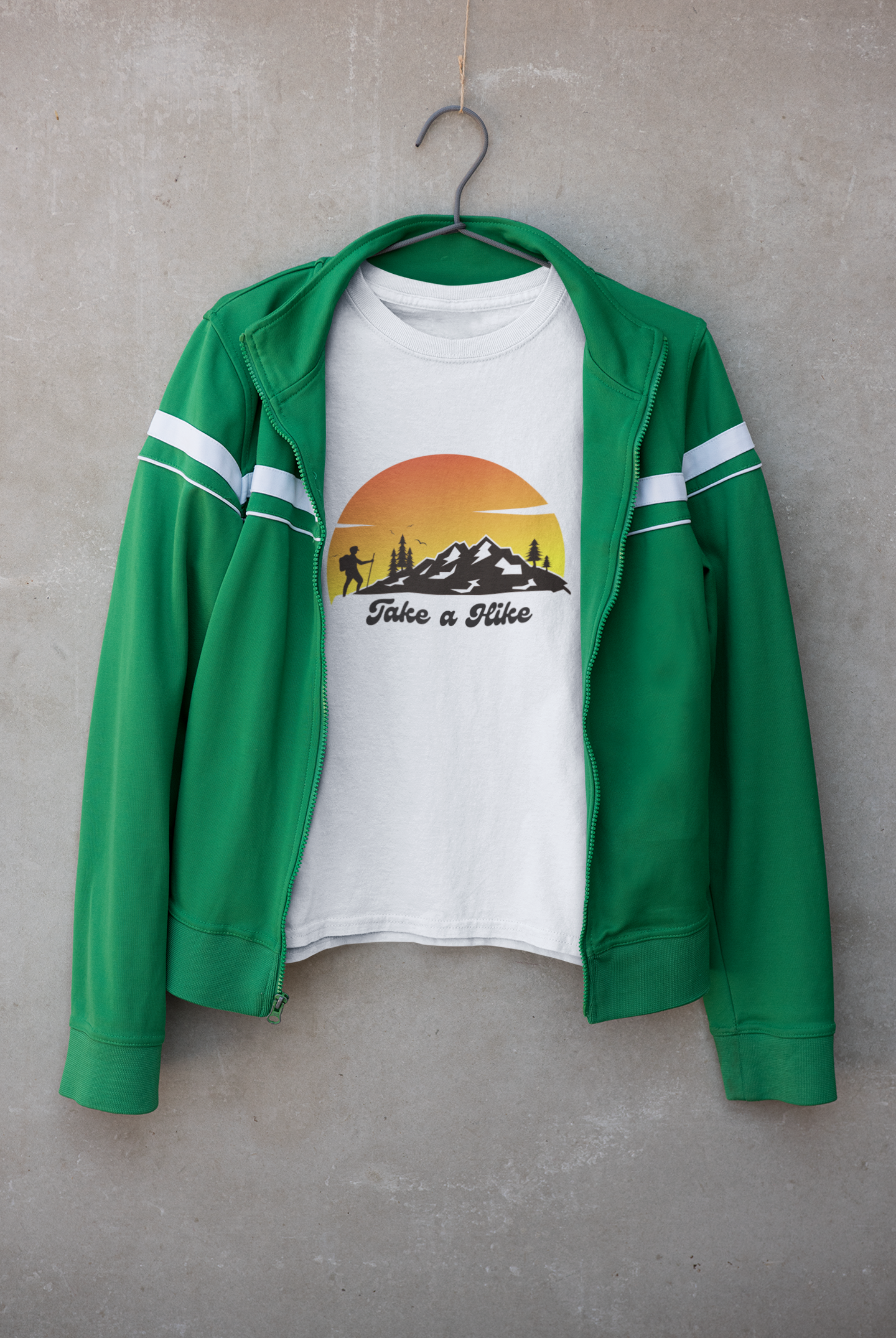 Take a Hike Retro Mountain Unisex Classic Tee
